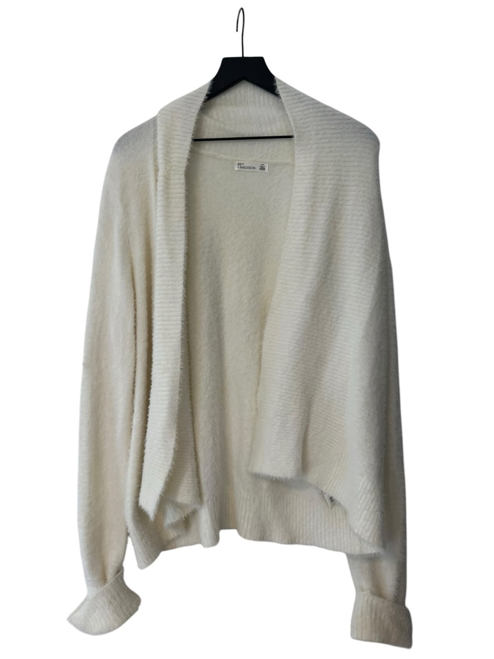 Madison Soft Cream Open-Front Cardigan - Picture 2 of 6